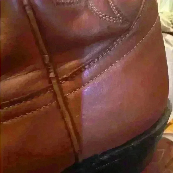 Men’s Brown HONDO Cowboy Boots size 9 1/2 D - Picture 11 of 13